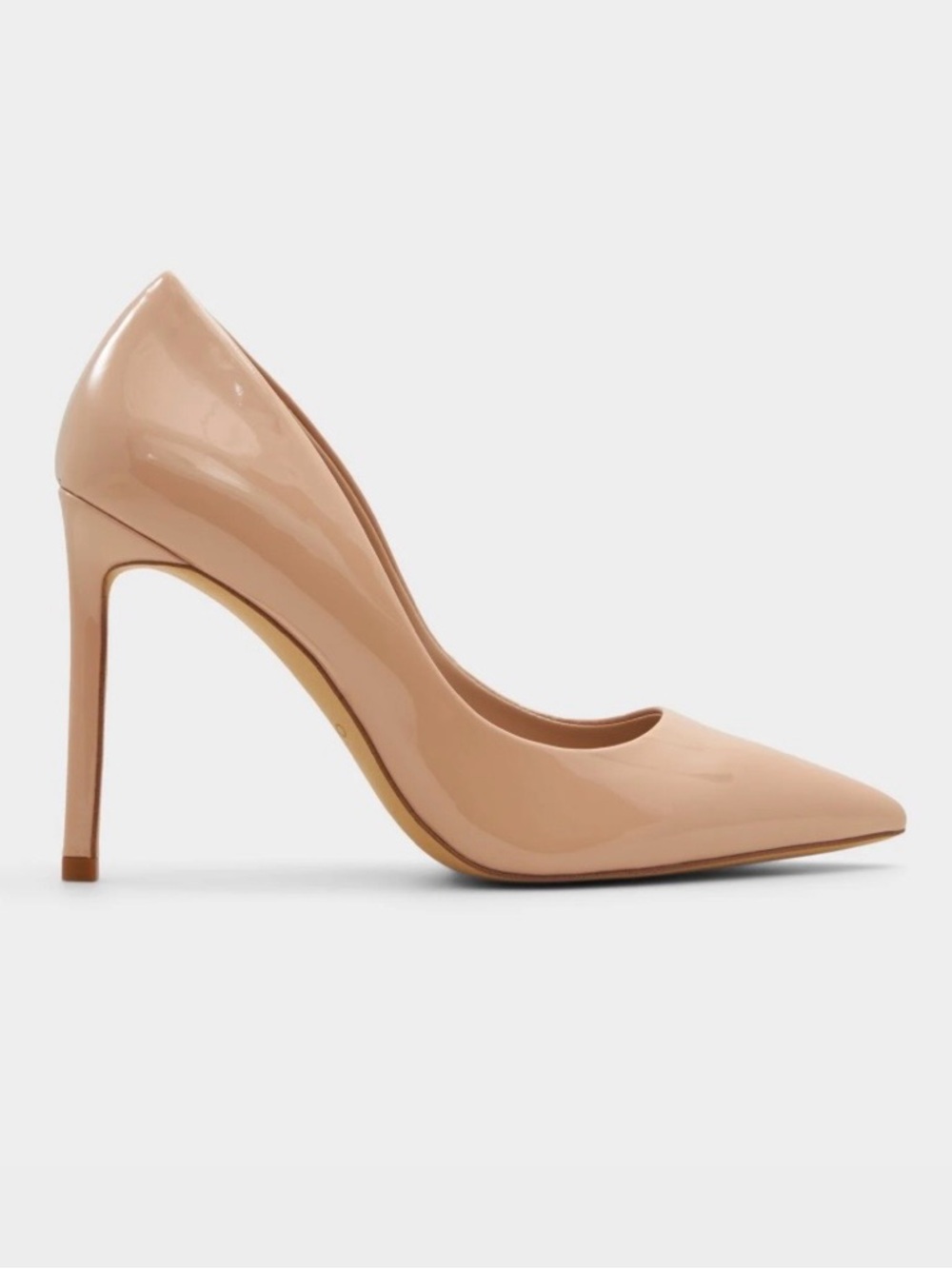 Aldo Stessy Blush Patent Pointed-Toe Stiletto Pump